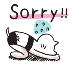 Amie the Yoga Cat sticker #7703414