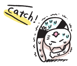 Amie the Yoga Cat sticker #7703424