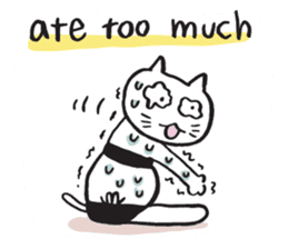 Amie the Yoga Cat sticker #7703429