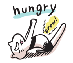 Amie the Yoga Cat sticker #7703430