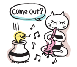 Amie the Yoga Cat sticker #7703434