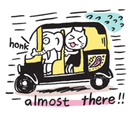 Amie the Yoga Cat sticker #7703435