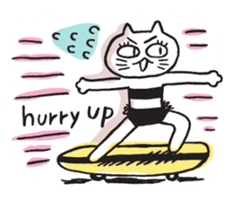Amie the Yoga Cat sticker #7703436