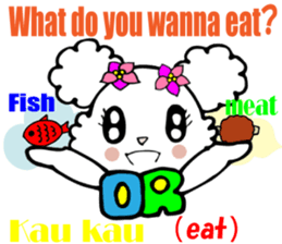 Hawaiian Family6 Love message English sticker #7703545