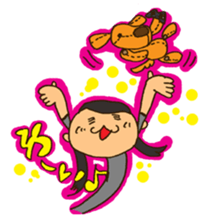 Life with Darling like a lazy dog sticker #7703737