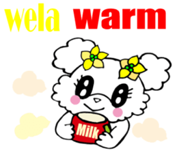 Hawaiian family  4 Aloha feeling English sticker #7703771