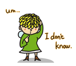 FAIRIES of FLOWERS English version. sticker #7703835