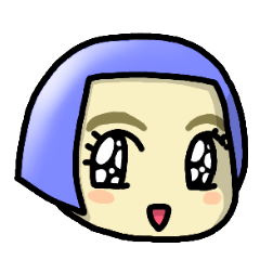 Immediate answer of the blue bob hair