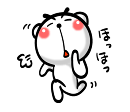 Bear of Eyebrows 02 sticker #7704212