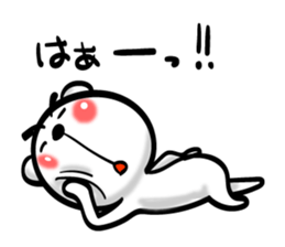 Bear of Eyebrows 02 sticker #7704229