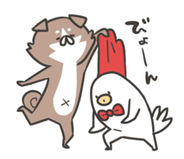 shibainu&tebasakisan4 sticker #7704656