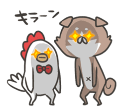 shibainu&tebasakisan4 sticker #7704657