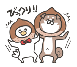 shibainu&tebasakisan4 sticker #7704678
