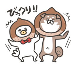 shibainu&tebasakisan4 sticker #7704678
