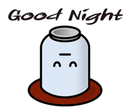 Sticker of the Japanese teacup English sticker #7704777