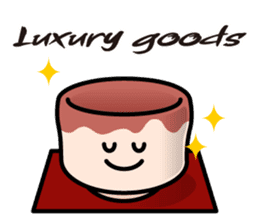 Sticker of the Japanese teacup English sticker #7704801