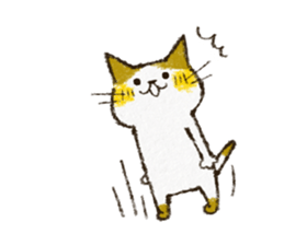 Cute cat 'Cyanpachi'. no.2 -ver.2- sticker #7704808