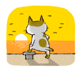 Cute cat 'Cyanpachi'. no.2 -ver.2- sticker #7704832