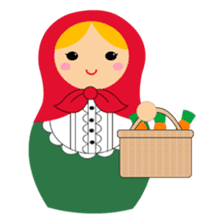 talk with matryoshka doll sticker #7704942