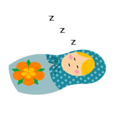 talk with matryoshka doll sticker #7704952