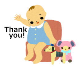 Retro Baby In The Nostalgia Park [ENG] sticker #7705486