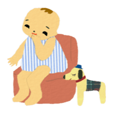Retro Baby In The Nostalgia Park [ENG] sticker #7705489