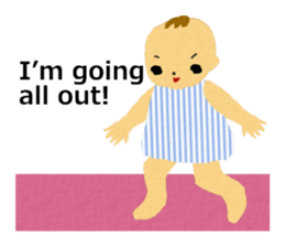 Retro Baby In The Nostalgia Park [ENG] sticker #7705498