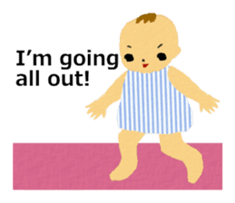 Retro Baby In The Nostalgia Park [ENG] sticker #7705498