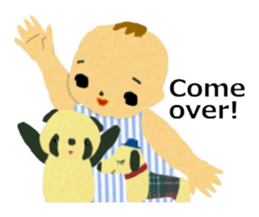 Retro Baby In The Nostalgia Park [ENG] sticker #7705507