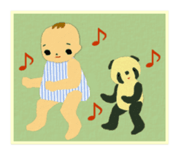 Retro Baby In The Nostalgia Park [ENG] sticker #7705522