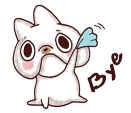 Fondue the French Bulldog sticker #7705565