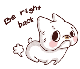 Fondue the French Bulldog sticker #7705574