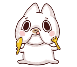 Fondue the French Bulldog sticker #7705575