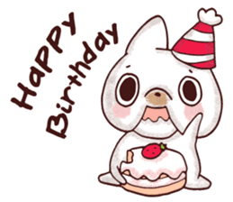 Fondue the French Bulldog sticker #7705577