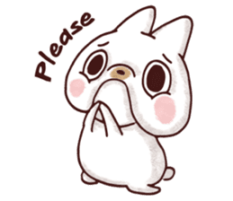 Fondue the French Bulldog sticker #7705581