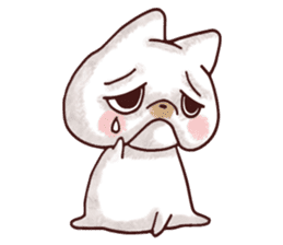 Fondue the French Bulldog sticker #7705594