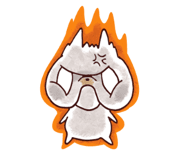 Fondue the French Bulldog sticker #7705600