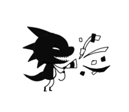 Shadow lizard(4) sticker #7705730