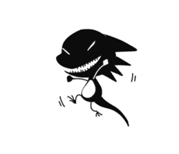 Shadow lizard(4) sticker #7705762