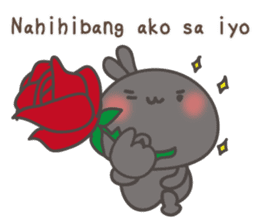 Sakura the rabbit for lovers tagalog sticker #7705847