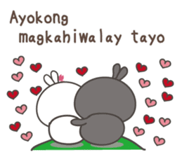 Sakura the rabbit for lovers tagalog sticker #7705851
