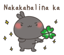 Sakura the rabbit for lovers tagalog sticker #7705852