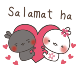 Sakura the rabbit for lovers tagalog sticker #7705860