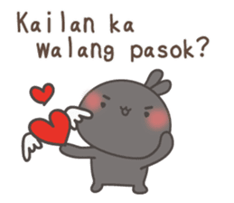Sakura the rabbit for lovers tagalog sticker #7705868