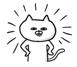 Ugly Cat! sticker #7705970