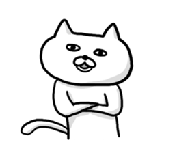 Ugly Cat! sticker #7705973