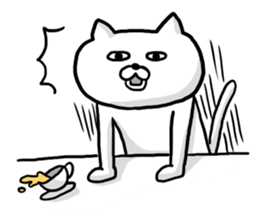 Ugly Cat! sticker #7705981