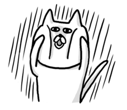 Ugly Cat! sticker #7705982