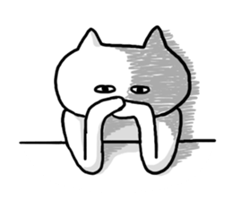 Ugly Cat! sticker #7705983