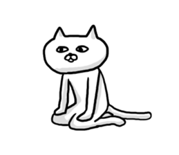 Ugly Cat! sticker #7705985